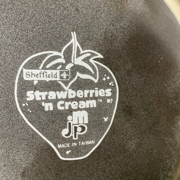 Vintage Sheffield strawberries & cream 1 1/2 quart sauce pan with lid - Picture 8 of 10